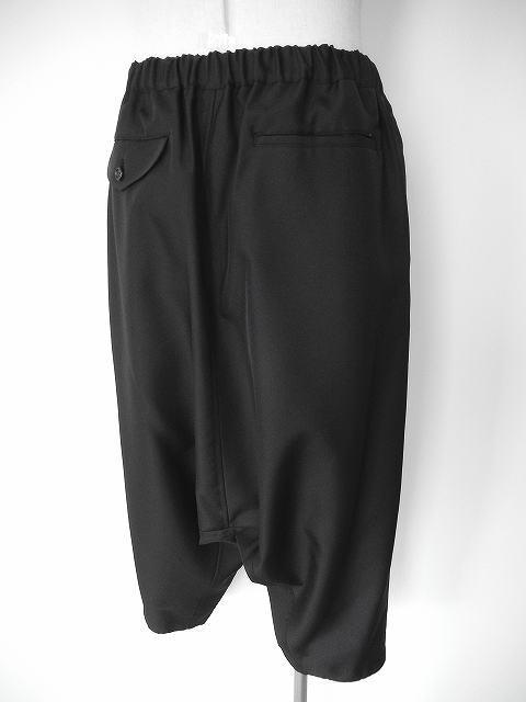 BLACK COMME des GARÇONS エステルサルエルパンツ M 黒 BLACK COMME des GARCONS【ブラック コム デ ギャルソン】正規取り扱い